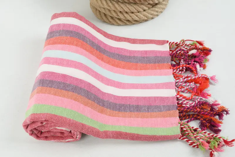 Sand-resistant towel, 70x36 Cotton Striped Towel, Yoga Towel, Wedding Favors, Gift Towel, Bachelorette Party Gifts Bridesmaids, Custom Wedding Towel - 8