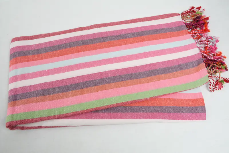 Sand-resistant towel, 70x36 Cotton Striped Towel, Yoga Towel, Wedding Favors, Gift Towel, Bachelorette Party Gifts Bridesmaids, Custom Wedding Towel - 2