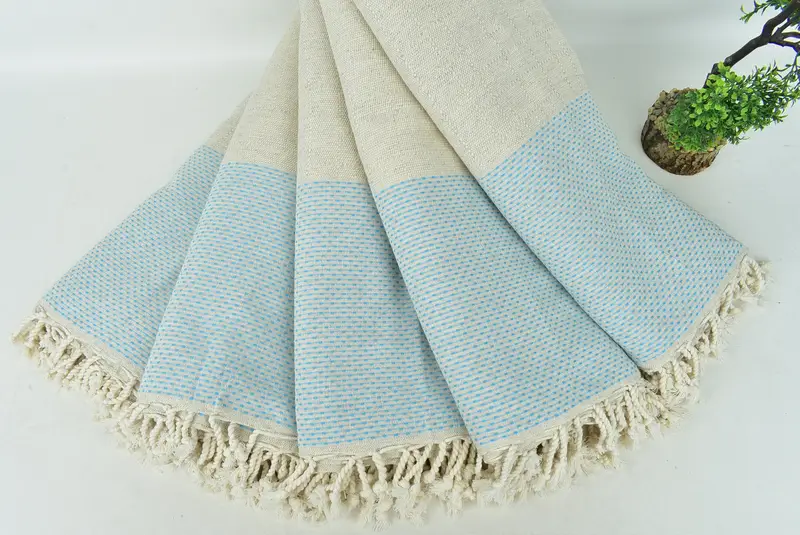 Halloween Blanket, Gift For Wedding Day, Boho Throw Blankets, Turkish Blanket, Housewarming Gift, 96x96 Cotton Polka Dot Towel, Gifts For Him - 4