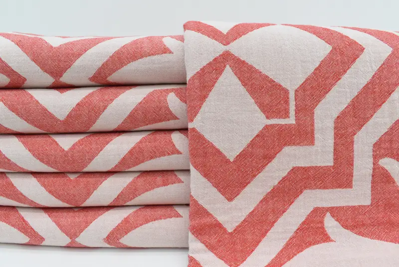 Wedding Gift, Peshtemal, Home Decor Gifts, Thin towel, Best lightweight Turkish towel for travel USA, 68x36 Cotton Tulip Patterned Towel - 2