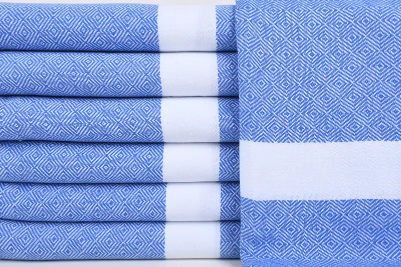 Gift For Wedding Day, Bridal Shower Favors, 70x40 Cotton Diamond Towel, Home Decor Gifts, Custom Gifts, Hammam Towel USA, Beach Towel Gift - 1