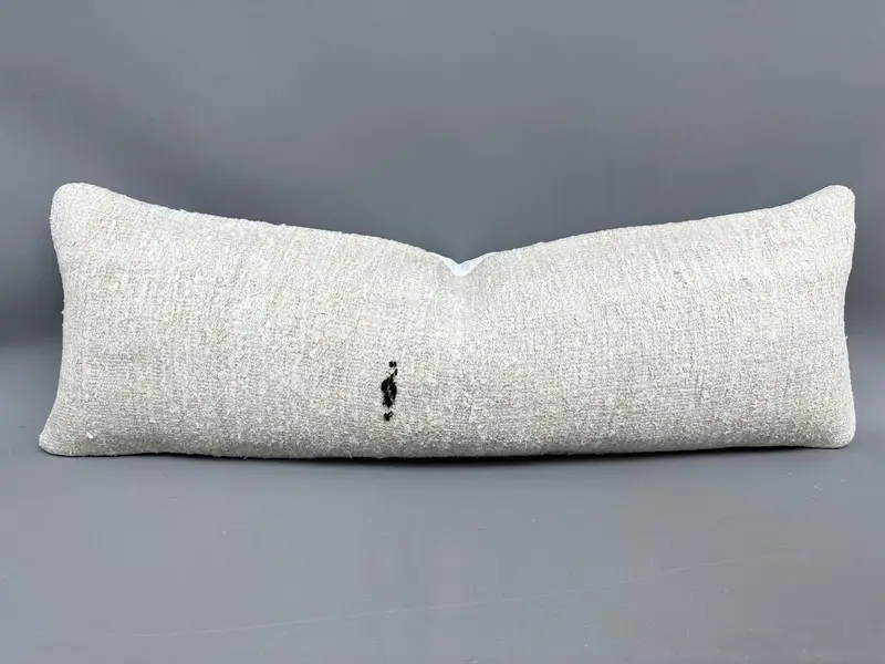 Almohada de lanzamiento Kilim turco tejida a mano, cojín bordado del suroeste