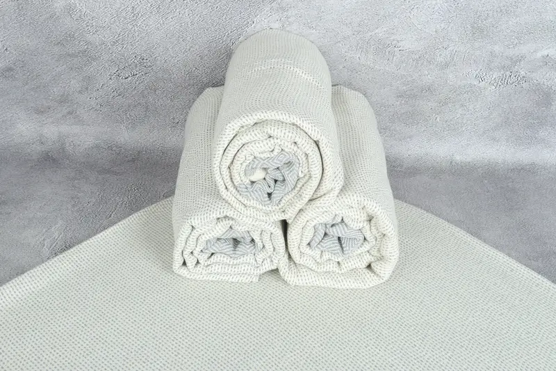 104x80 Cotton Diamond Towel, Turkish Beach Blanket, Custom Blanket, Turkish Blanket, Throw Blanket Couch, Best Friend Gift, Family Gift Basket - 7