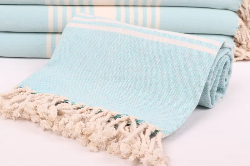 Beach Towel Gift, Hammam Towel USA, Valentines Day Gift For Him, Wedding Gifts Towel, Travel Towel, 68x40 Cotton Striped Towel, Turkish hand towel - 4