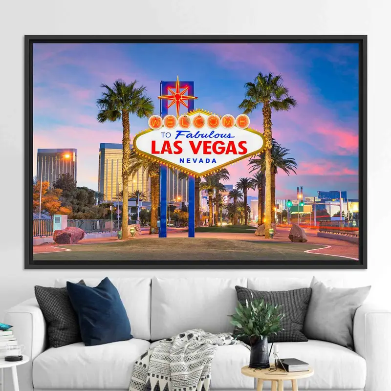 エレガントなキャンバス: ラスベガスの眺め、ネバダ州の都市の風景