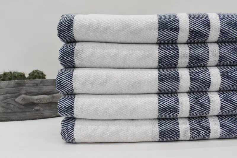 Personalized Towel Gift, Bachelorette Party Gift, Cotton towel, Wedding Gift For Bride, Absorbent towel, Pool Towels, 70x40 Cotton Herringbone Towel - 2