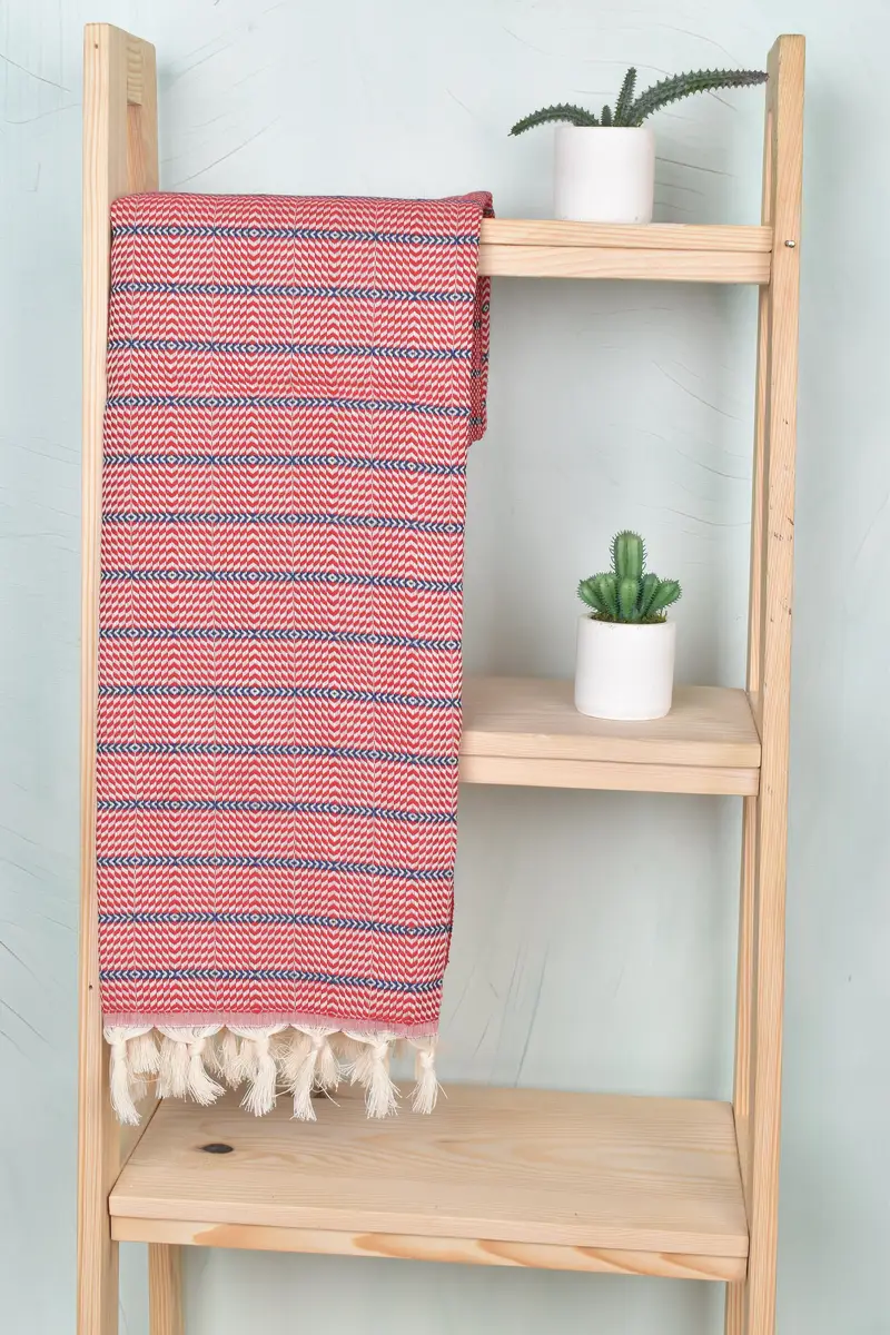 Yoga Towel, 70x40 Cotton Striped Towel, Absorbent Turkish towel, Personalized Beach Towel, Gift For Boyfriend, Bridesmaid Gift, Beach Wedding Favor - 8