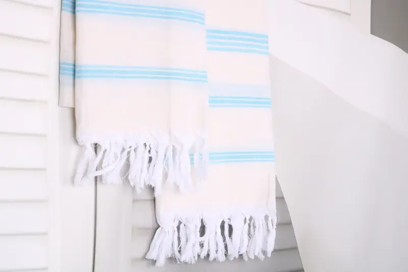 70x40 Cotton Striped Towel, Bachelorette Party Favors, Guest Towel, Travel towel, Boyfriend Christmas Gift, Custom Towel Beach, Custom Wedding Gifts - 8