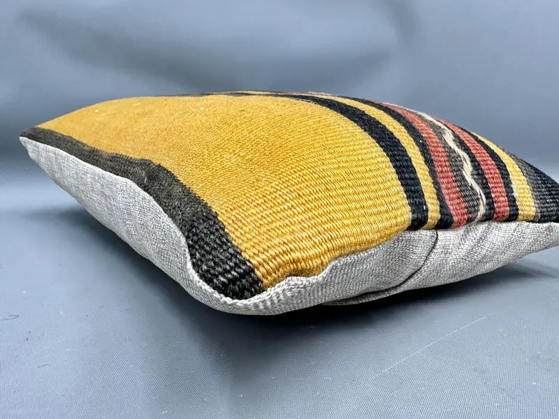 Boho Pillow, 12x20 Yellow Cushion, Interior Designer Pillow, Pillow Sham, Kilim Pillow, Nautical Throw Pillow Case, Garden Pillow Case - 6