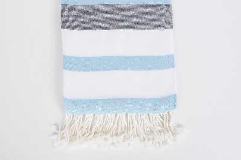 Large Turkish Towel, Absorbent towel, Bachelorette Towel, Hammam towel, Bridemaids Beach Towel, Memorial Gift, 70x40 Cotton Striped Towel - 3