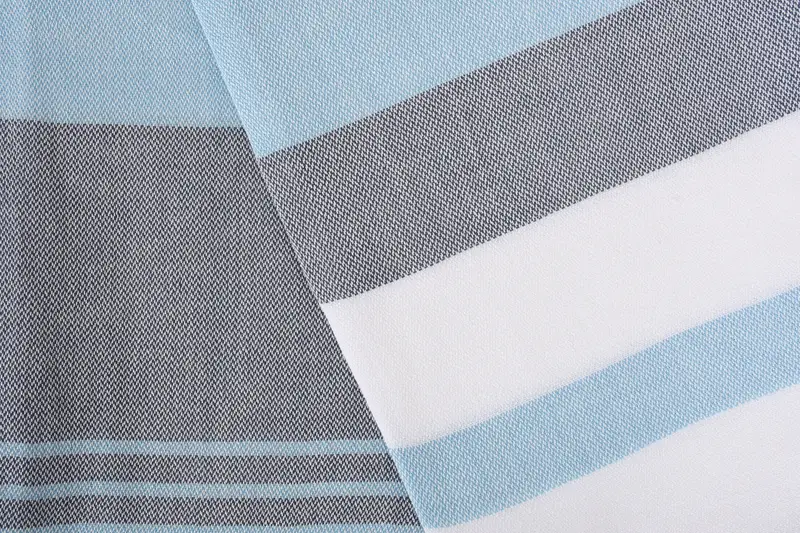 Large Turkish Towel, Absorbent towel, Bachelorette Towel, Hammam towel, Bridemaids Beach Towel, Memorial Gift, 70x40 Cotton Striped Towel - 5