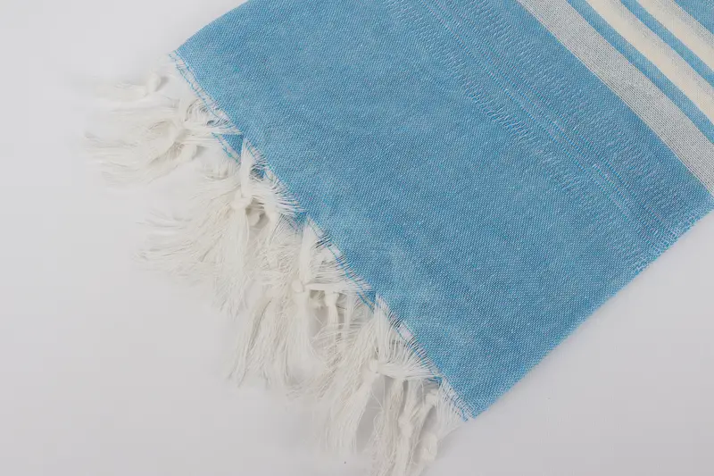 Custom Beach Towel, Gym Towel, Wedding Hand Made Gift, Lightweight Turkish towel, Halloween Gifts, 68x40 Cotton Striped Towel, Turkish bath towel - 7