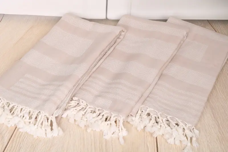 Gift For Mom, 68x38 Cotton Chevron Towel, Beach Towel Monogram, Personalized Wedding Gift, Bachelorette Gifts, Beach Towel Bulk, Turkish Towel Set - 7