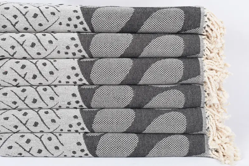 Absorbent Turkish towel, Personalized Gifts, Gift Towel, Authentic Turkish hammam peshtemal, Organic Turkish towel, 70x40 Cotton Whale Design Towel - 4