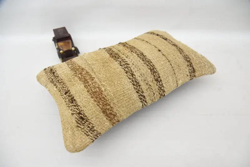 Vintage Pillow, 12x20 Beige Pillow, Boho Pillow Sham Cover, Pillow for Sofa, Authentic Pillow Cover, Boho Chic Cushion Cover, Cushion Cover - 6