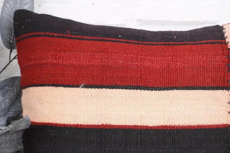 Throw Kilim Pillow, Sofa Bolster Pillow Sham, Cushion Case, 18x18 Red Pillow, Interior Designer Pillow, Gift Pillow, Yoga Cushion Case - 2