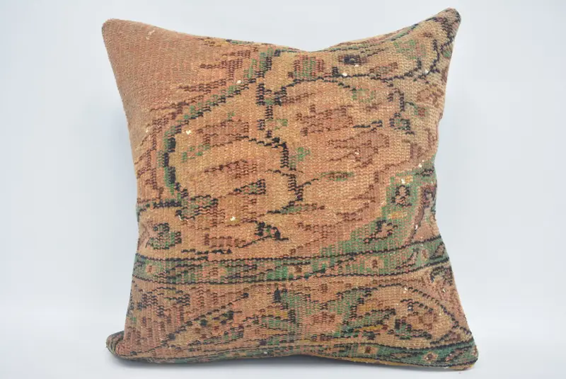 Handgefertigtes südwestliches besticktes Wurfkissen, Vintage 22x22 Dekor