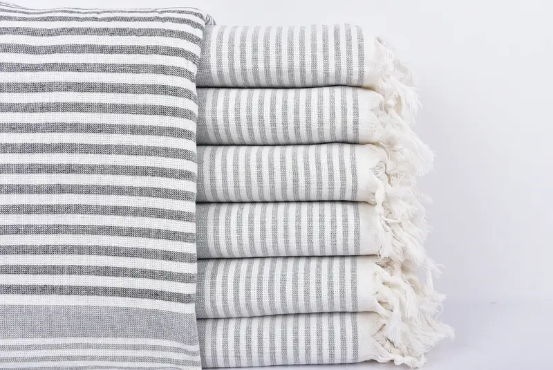 Beach towel, Customized Towels, Spa Towel, Custom Wedding Gifts, Gift For Her, Towel With Name, Summer Gift Ideas, 68x40 Cotton Striped Terry Towel - 1
