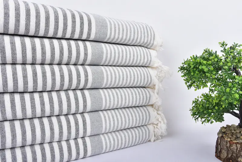 Beach towel, Customized Towels, Spa Towel, Custom Wedding Gifts, Gift For Her, Towel With Name, Summer Gift Ideas, 68x40 Cotton Striped Terry Towel - 2