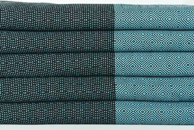 Turkish Throw Blanket, Bachelor Gift, Aesthetic Blanket, 100x80 Cotton Diamond Towel, Custom Blanket, Bridal Shower Gift, Monogram Blanket - 2