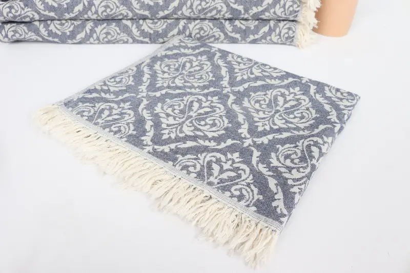 Bridesmaid Gifts, 40x24 Cotton Baroque Towel, Monogrammed Hand Towel, Gifts For Him, Personalized Gift, Personalize Gift, Turkish Towel Monogram - 6