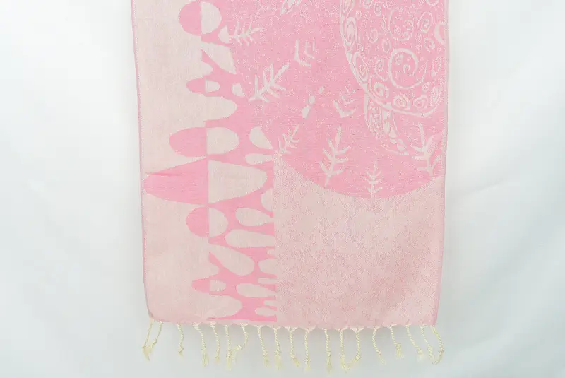 Bridesmaid Gifts, Handmade Gift, Personalized Turkish Towel, Turkish Tea Towel, Small Bath Towels, Holiday Towel, 36x18 Cotton Turtle Design Towel - 8