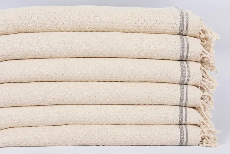 Personalized Gift, Bridesmaid Gifts, Bridesmaid Favors, Gift For Him, Beach Theme Wedding Gift, Small Bath Towels, 38x18 Cotton Striped Towel - 3