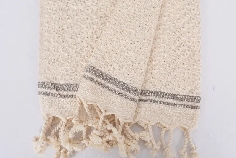 Personalized Gift, Bridesmaid Gifts, Bridesmaid Favors, Gift For Him, Beach Theme Wedding Gift, Small Bath Towels, 38x18 Cotton Striped Towel - 8