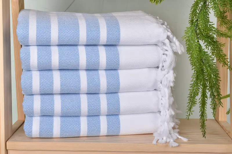 70x40 Cotton Herringbone Towel, Beach Towel Gift, Large Beach Towel Personalized, Monogram Turkish Towel, Bachelor Party Gifts, Hammam towel - 2