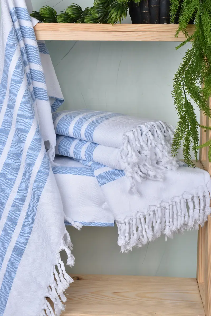 70x40 Cotton Herringbone Towel, Beach Towel Gift, Large Beach Towel Personalized, Monogram Turkish Towel, Bachelor Party Gifts, Hammam towel - 6