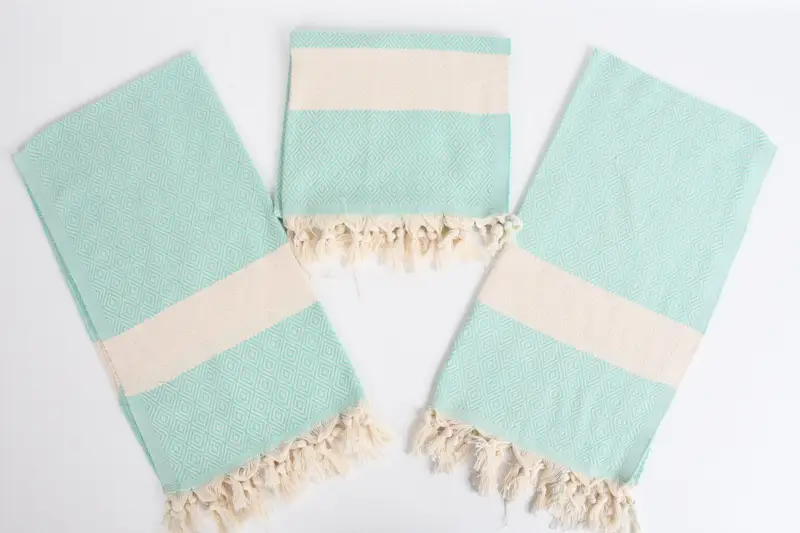 Handgefertigte Geschenk, Personalisiertes Handtuch, 36x20 Baumwolldiamanttuch, Monogramm Küchentuch, personalisiertes Küchentuch, Sommertuch, Reisetuch - 6