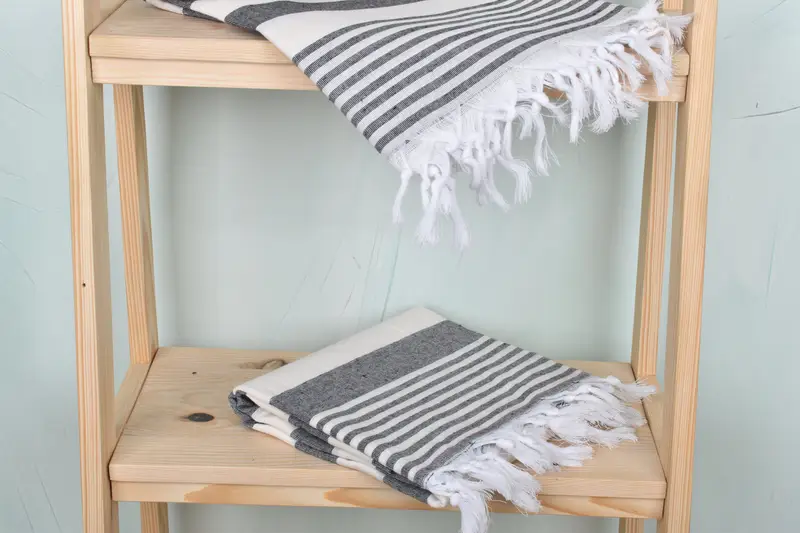 Wedding Favors, Personalized Towel Gift, 68x36 Cotton Striped Towel, Customized Towels, Monogram Beach Towel, Bachelorette Party Gifts Bridesmaids - 5