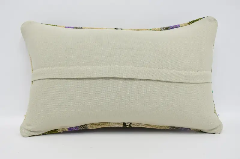Boho Pillow, Cushion, Boho Chic Cushion Case, Boho Pillow Sham Cover, Interior Designer Pillow, Ethnic Pillow Cover Cushion, 12x20 Beige Pillow Sham - 6
