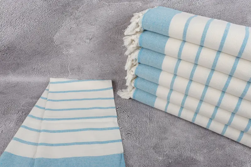 Gift For The Home, Kitchen Towel, 36x18 Cotton Striped Towel, Wedding Hand Made Gift, Custom Hand Towel, Personalized Dish Towel, Bachelor Gifts - 2