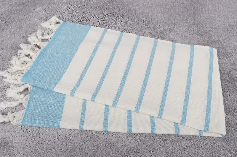 Gift For The Home, Kitchen Towel, 36x18 Cotton Striped Towel, Wedding Hand Made Gift, Custom Hand Towel, Personalized Dish Towel, Bachelor Gifts - 6