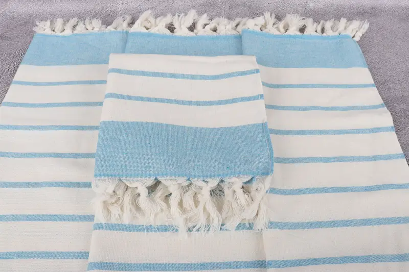 Gift For The Home, Kitchen Towel, 36x18 Cotton Striped Towel, Wedding Hand Made Gift, Custom Hand Towel, Personalized Dish Towel, Bachelor Gifts - 4