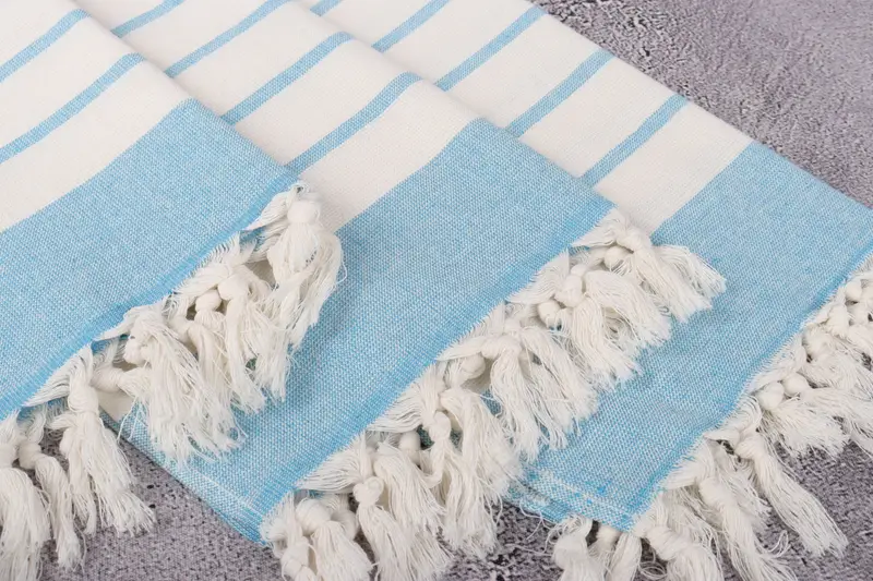 Gift For The Home, Kitchen Towel, 36x18 Cotton Striped Towel, Wedding Hand Made Gift, Custom Hand Towel, Personalized Dish Towel, Bachelor Gifts - 5