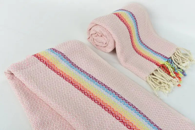 Personalized Turkish Towel, Organic Cotton Towel, Turkish beach towel, Bachelorette Party Favor, Monogram Turkish Towel, 70x40 Cotton Diamond Towel - 7
