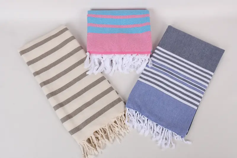 Bridesmaid Gift, 70x40 Cotton Set of 8 Towel, Valentines Gift, Customized Turkish Towel, Handwoven Turkish Towel, Large Turkish Towel, Turkish towel - 6