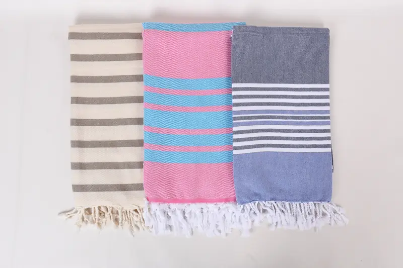 Bridesmaid Gift, 70x40 Cotton Set of 8 Towel, Valentines Gift, Customized Turkish Towel, Handwoven Turkish Towel, Large Turkish Towel, Turkish towel - 7