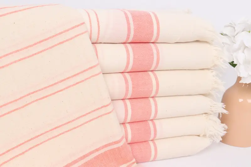 Best Friend Gift Ideas, Cute Beach Towel, Bachelorette Party Gift, Bridesmaid Gift, Yoga Towel, Custom Towel, 68x36 Cotton Striped Towel - 1