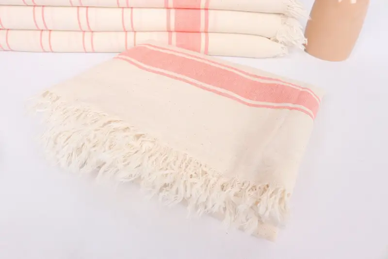 Best Friend Gift Ideas, Cute Beach Towel, Bachelorette Party Gift, Bridesmaid Gift, Yoga Towel, Custom Towel, 68x36 Cotton Striped Towel - 5