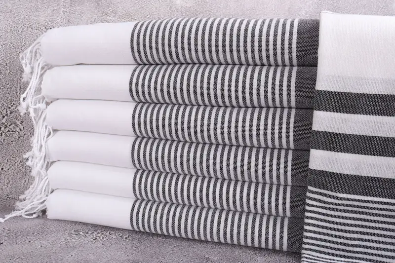 Hammam towel, Merry Christmas Gifts, 70x40 Cotton Striped Towel, Travel towel, Scarf Towel, Arizona Bachelorette Party Favors, Turkish beach towel - 1