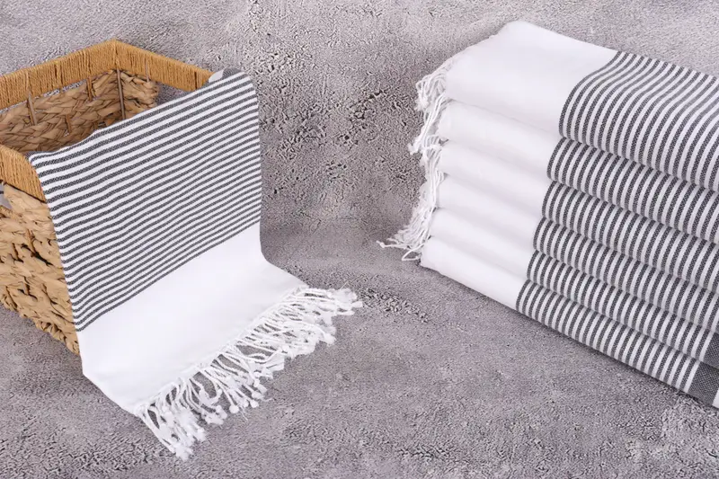 Hammam towel, Merry Christmas Gifts, 70x40 Cotton Striped Towel, Travel towel, Scarf Towel, Arizona Bachelorette Party Favors, Turkish beach towel - 3