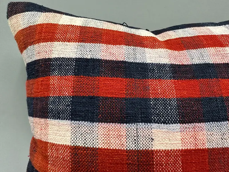 Pillow for Sofa, Pillow, 18x18 Red Pillow Case, Armchair Cushion, Vintage Pillow, Outdoor Pillow Sham, Vintage Kilim Throw Pillow - 5