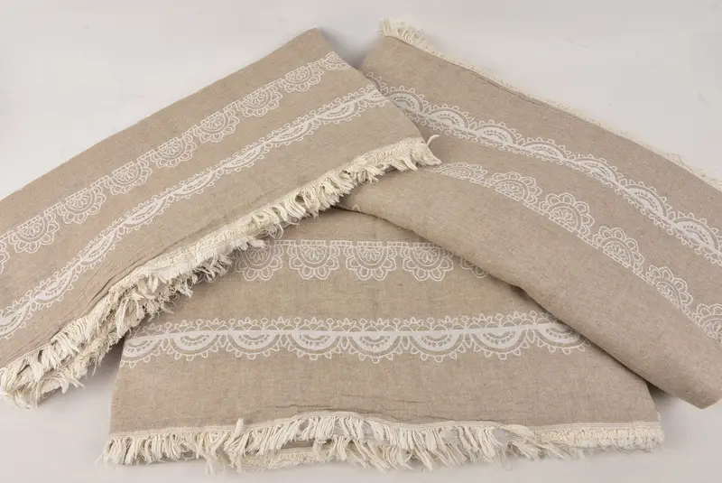 Organic Throw, Aesthetic Blanket, Woven Throw Blanket, 88x80 Cotton Ethnic Design Towel, Woven Blanket, Welcome Wedding Gift, Boho Throw Blankets - 6