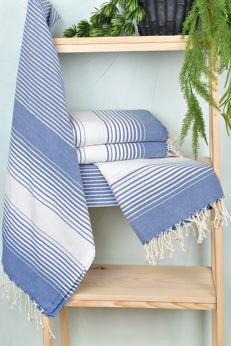 Best Friend Gift Ideas, 60x38 Cotton Striped Towel, Thin towel, Custom Wedding Gift, Pool Towels, Bachelorette Party Gifts, Custom Bath Towel - 6
