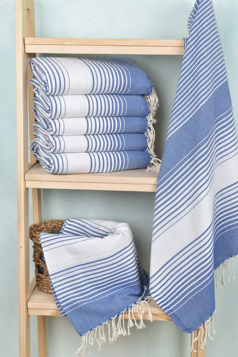 Best Friend Gift Ideas, 60x38 Cotton Striped Towel, Thin towel, Custom Wedding Gift, Pool Towels, Bachelorette Party Gifts, Custom Bath Towel - 3