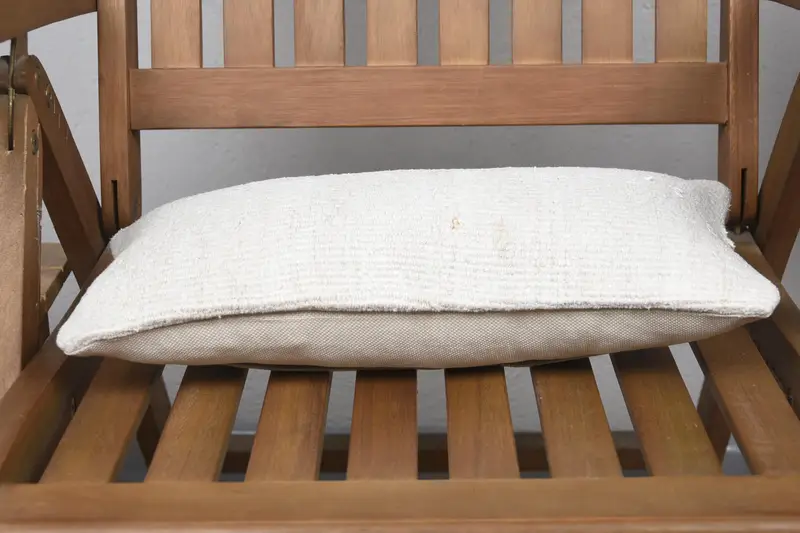 8x16 White Cushion, Kilim Cushion Sham, Sustainable Cushion Cover, Cushion Case, Turkish Kilim Pillow, Ethnical Kilim Rug Pillow, Car Cushion - 5