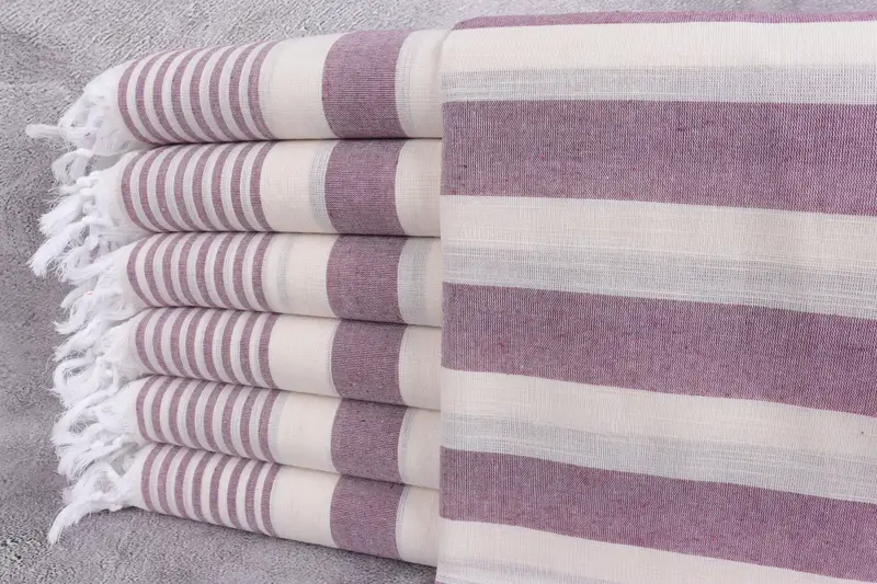 Bachelorette Party Gifts Bridesmaids, Custom Gift, 68x36 Cotton Striped Towel, Gift For Her, Valentines Day Gift Idea, Summer Gift Ideas - 1